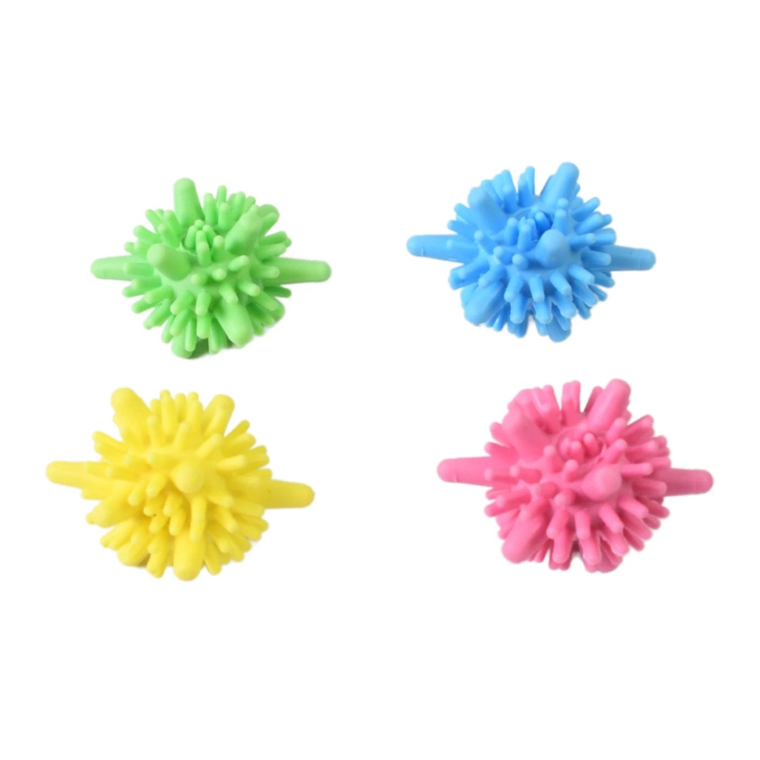 Soft Star Washing Machine Laundry Dryer Balls Laundry Ball (4 Pcs  Multi Color) - 69kart