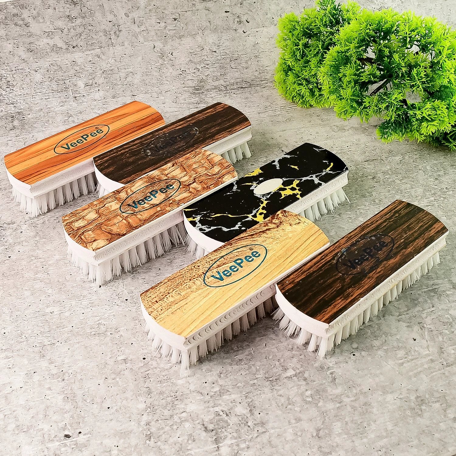 Veepee Heavy-duty Cloth Washing Brush Set 6 Pcs - 69KART