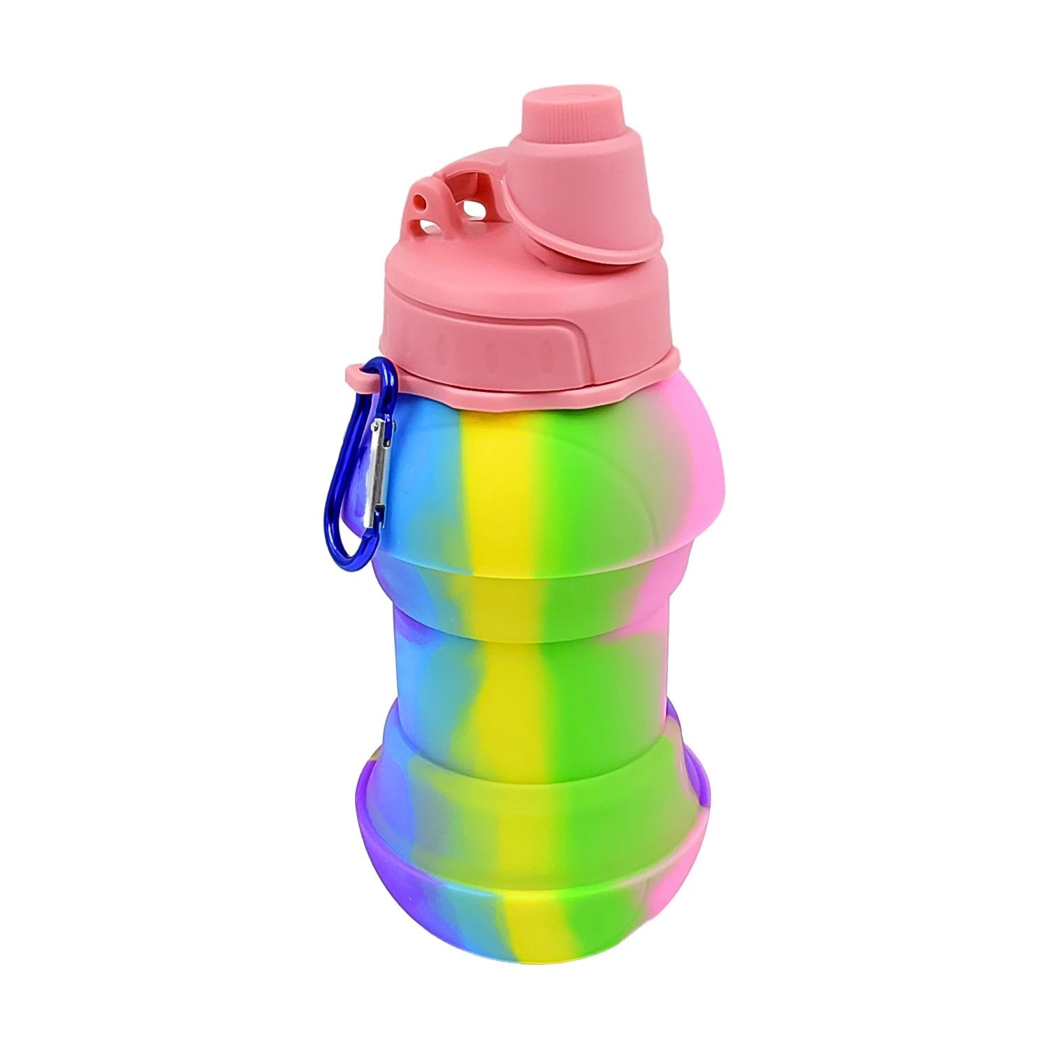 Flexible Collapsible Silicone Sports Water Bottle (260 Ml 20 Cm Folding) by Wukusy