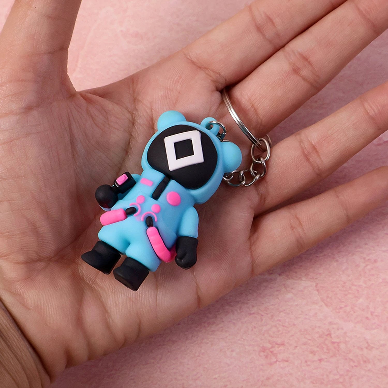 Cute Character-themed Soft Silicone Keychain (Mix Desgin  1 Pc) - 69kart