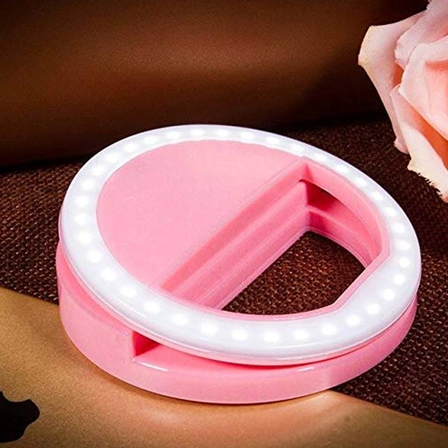 12881 Phone Selfie Light Selfie Ring Light Selfie Light For Smartphone Selfie Light For Phone Battery Operated Selfie Ring Light (Battery Not Included) by Wukusy