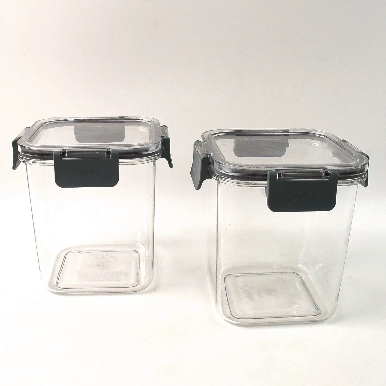 Apex Press N Lock Airtight Food Storage Container Set (2pc900ml) Approx by Wukusy