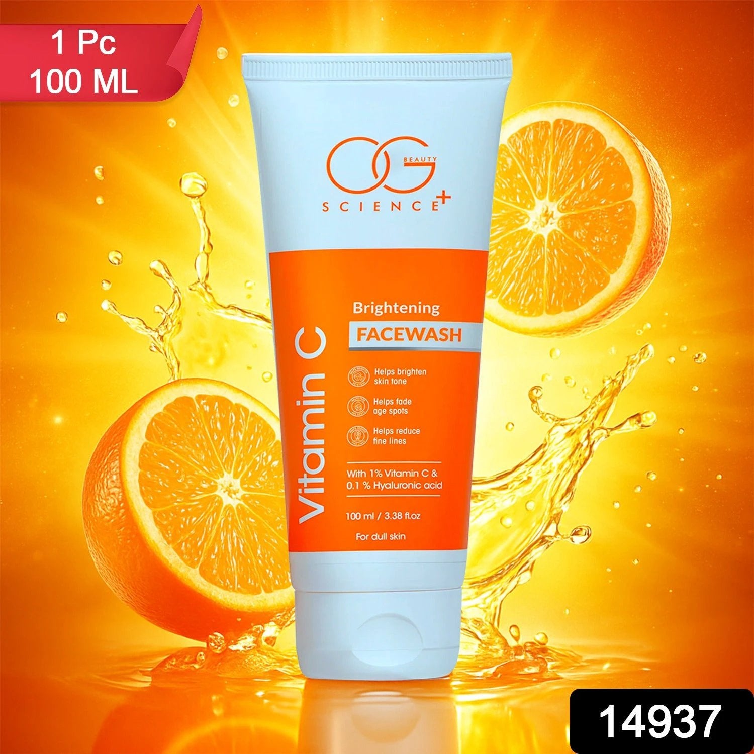 Og Beauty Vitamin C Brightening Facewash - (1 Pc   100ml) - 69KART