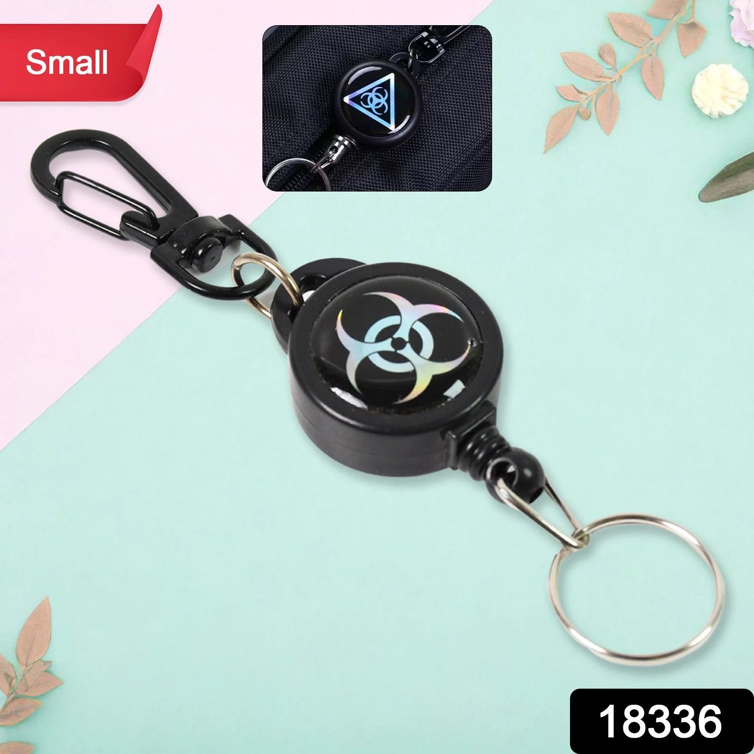 Safety Anti-Lost Retractable Key Chain - Small Secure Holder by Wukusy