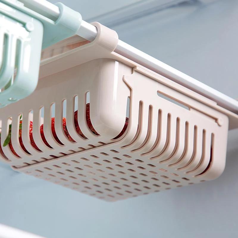 Adjustable Fridge Storage Basket 4 Pc Set