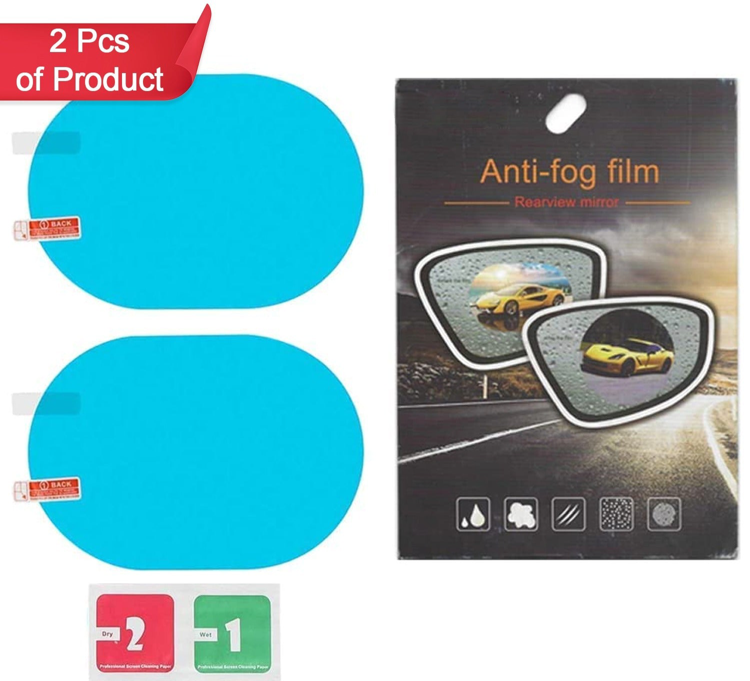 Anti Fog Anti Scratch Interior Rearview Car Mirror Film Waterproof Hd Clear Protective Sticker Film For Safe Driving Car Mirrors Side Windows