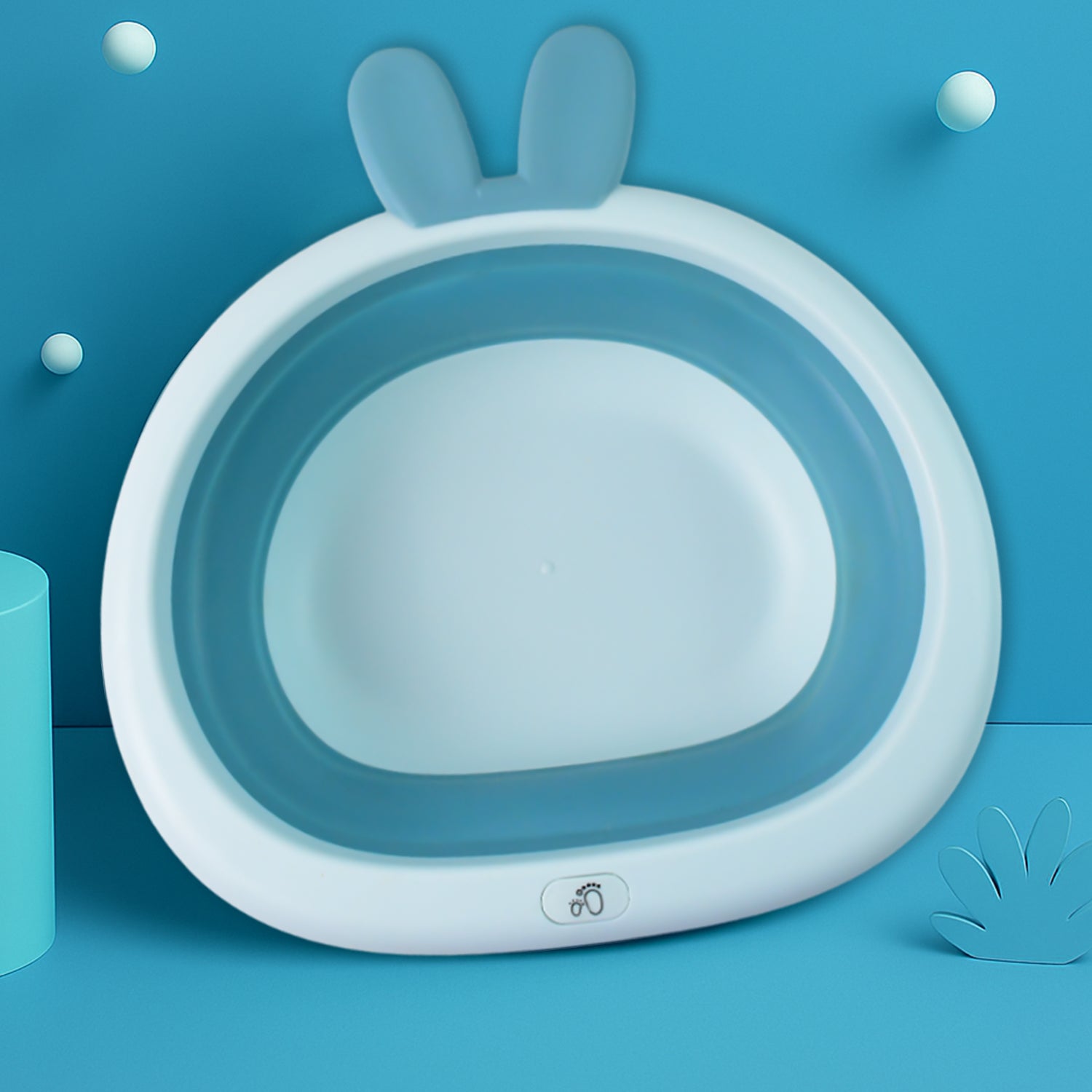 Foldable Multipurpose Collapsible Basin Bunny Ear Handle