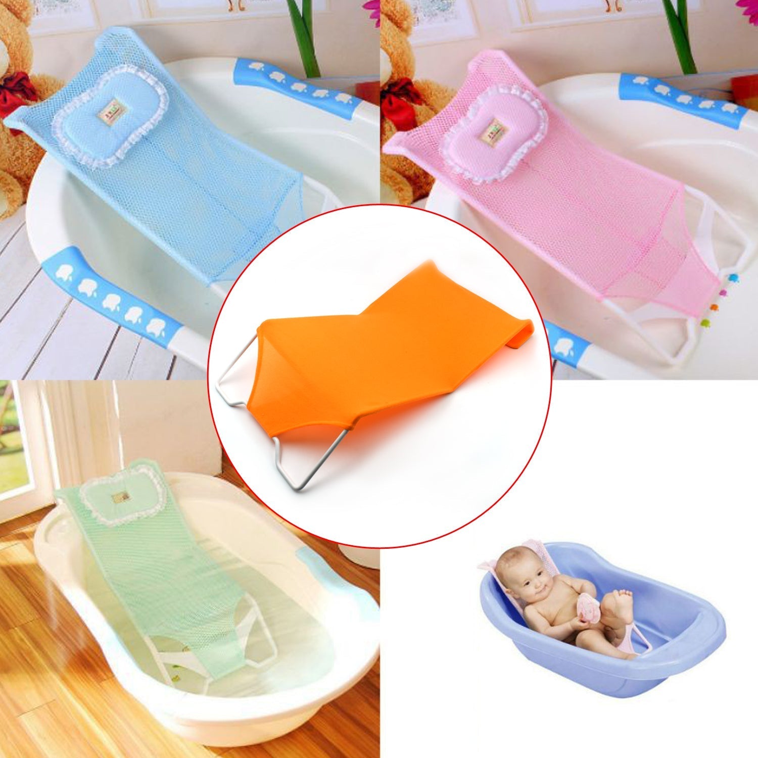 Baby Shower Seat Bed For Household Bathrooms