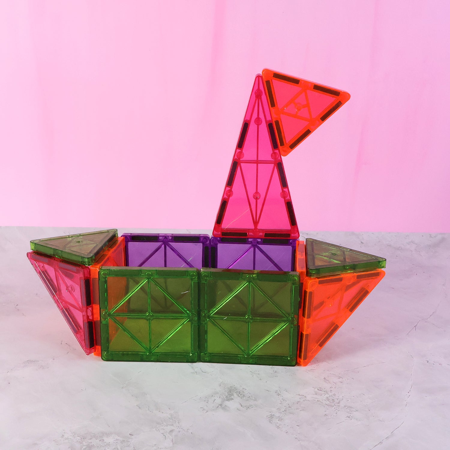 Magnetic Building Tiles - (32pc  Set)