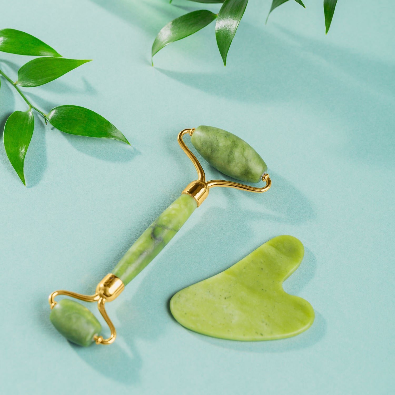 Gua Sha Stone Anti Aging Jade Roller Face Massager