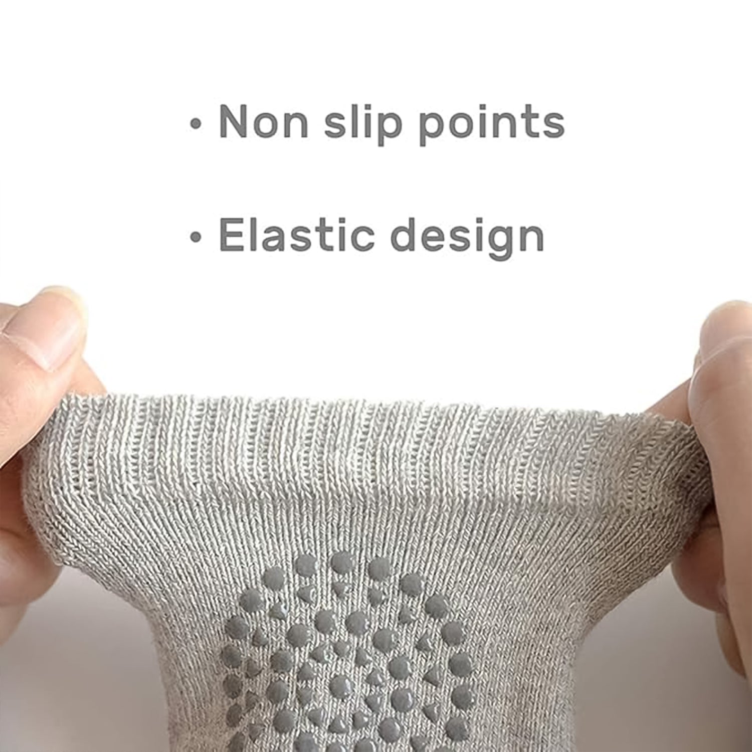 Light Grey Toddler Wool Knit Leg Warmer