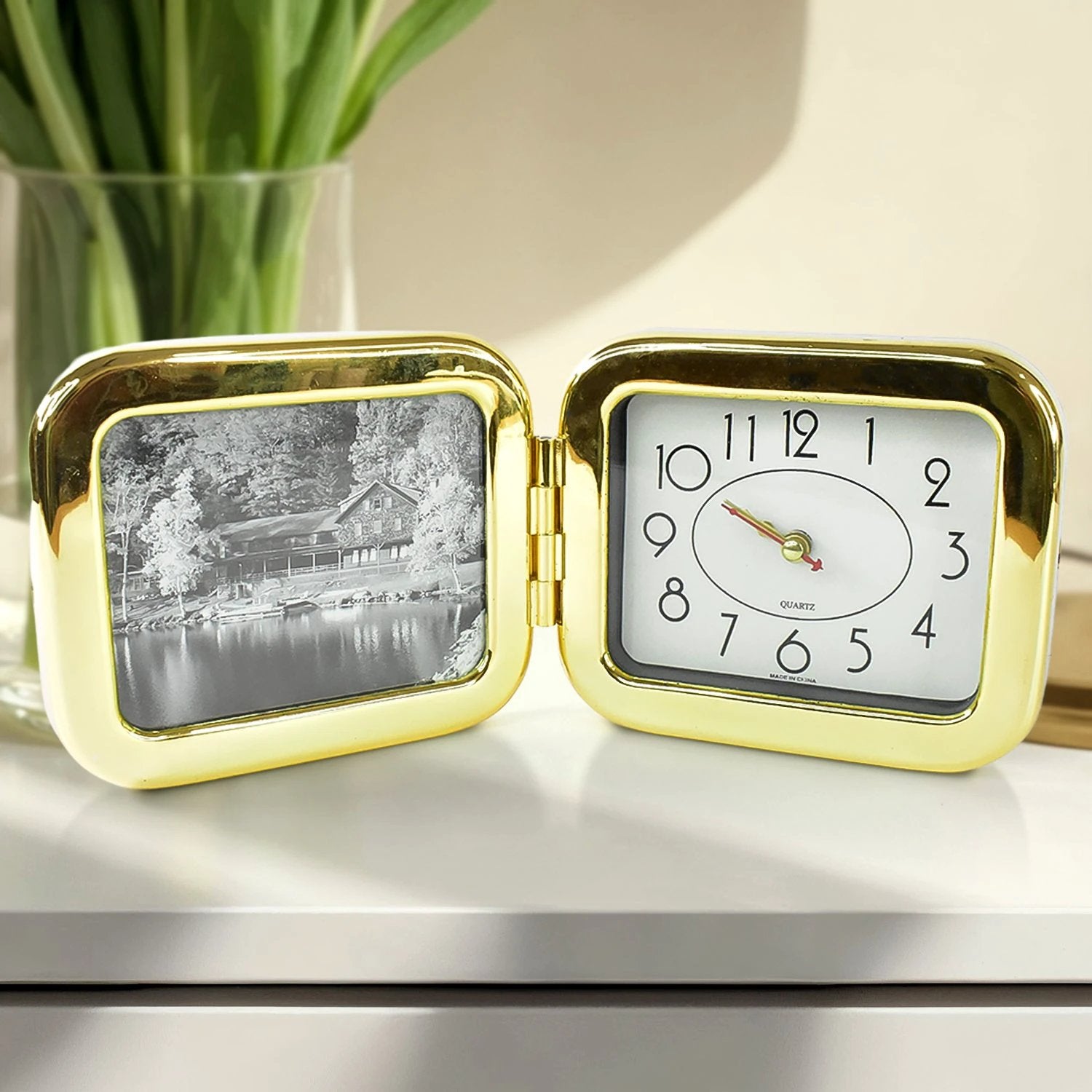 Portable Foldable Desk Clock  Space-saving And Stylish (1 Pc) - 69KART