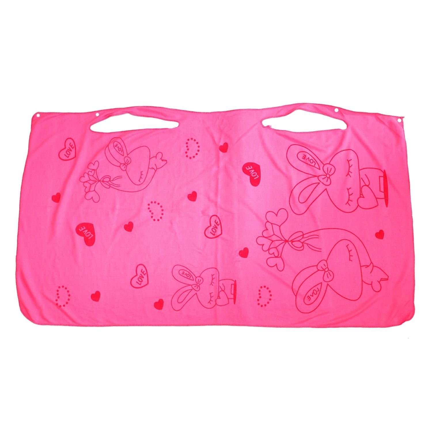 Soft  Absorbent Microfiber Bath Towel Wrap With Shoulder Straps (1 Pc) - 69KART