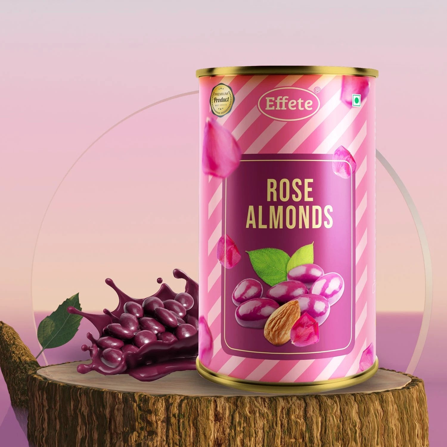 Effete Rose Almonds Chocolate - 69KART