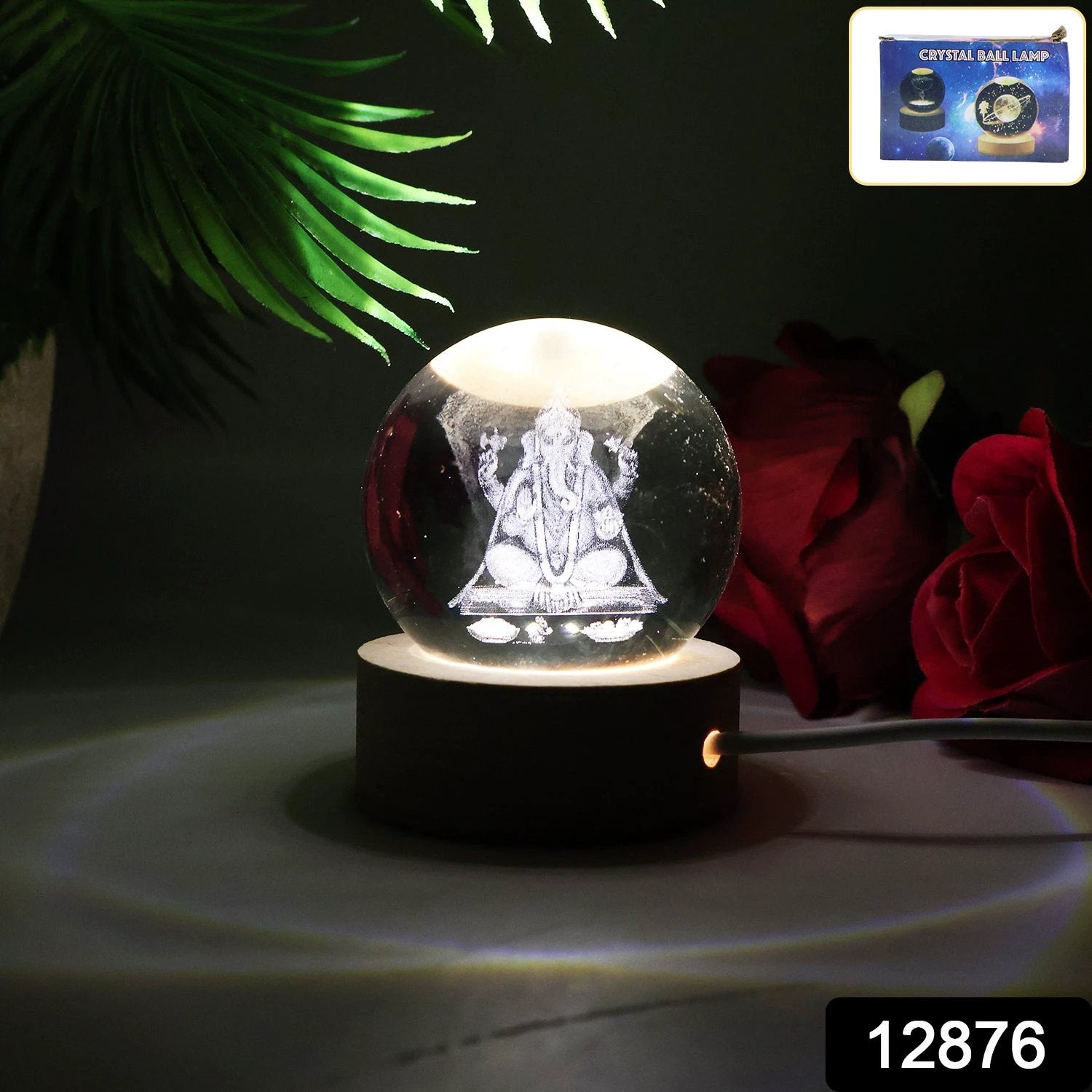 3d Crystal Ball Lamps For Bedroom 3d Lamps For Home Decoration 3d Crystal Ball Night Light Gifts For Women Gifts For Men Room Decor Items For Bedroom For Friend And Family(1 Pc) by Wukusy