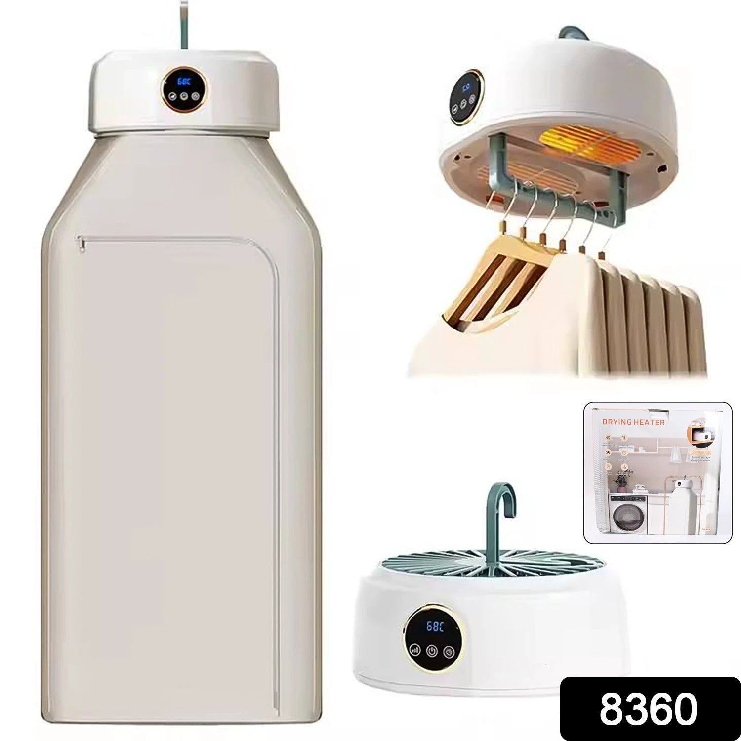 Portable Clothes Dryer Mini Laundry Dryers With Low Noise (1 Set) - 69kart