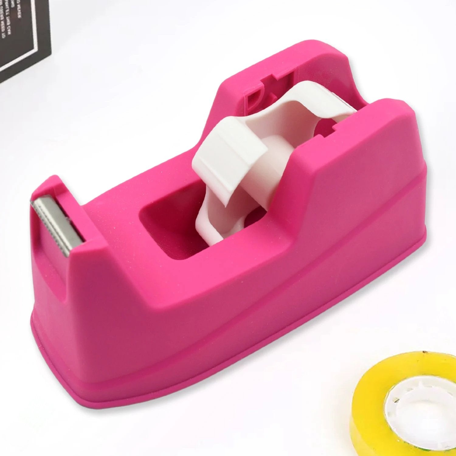 9506 Plastic Tape Dispenser Cutter For Home Office Use Tape Dispenser For Stationary Tape Cutter Packaging Tape (1 Pc 631 Gm) by Wukusy