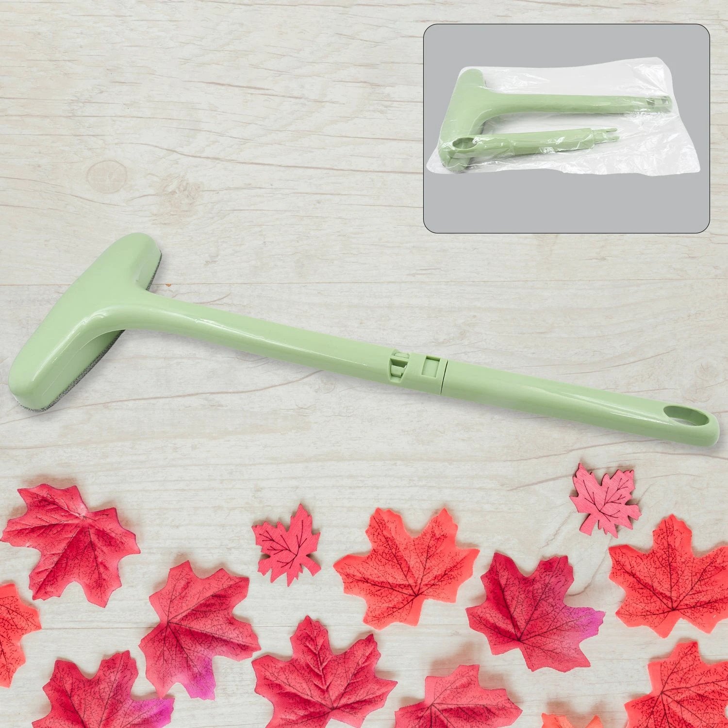 Window Screen Cleaning Brush With Extendable Handle (1 Pc) by Wukusy