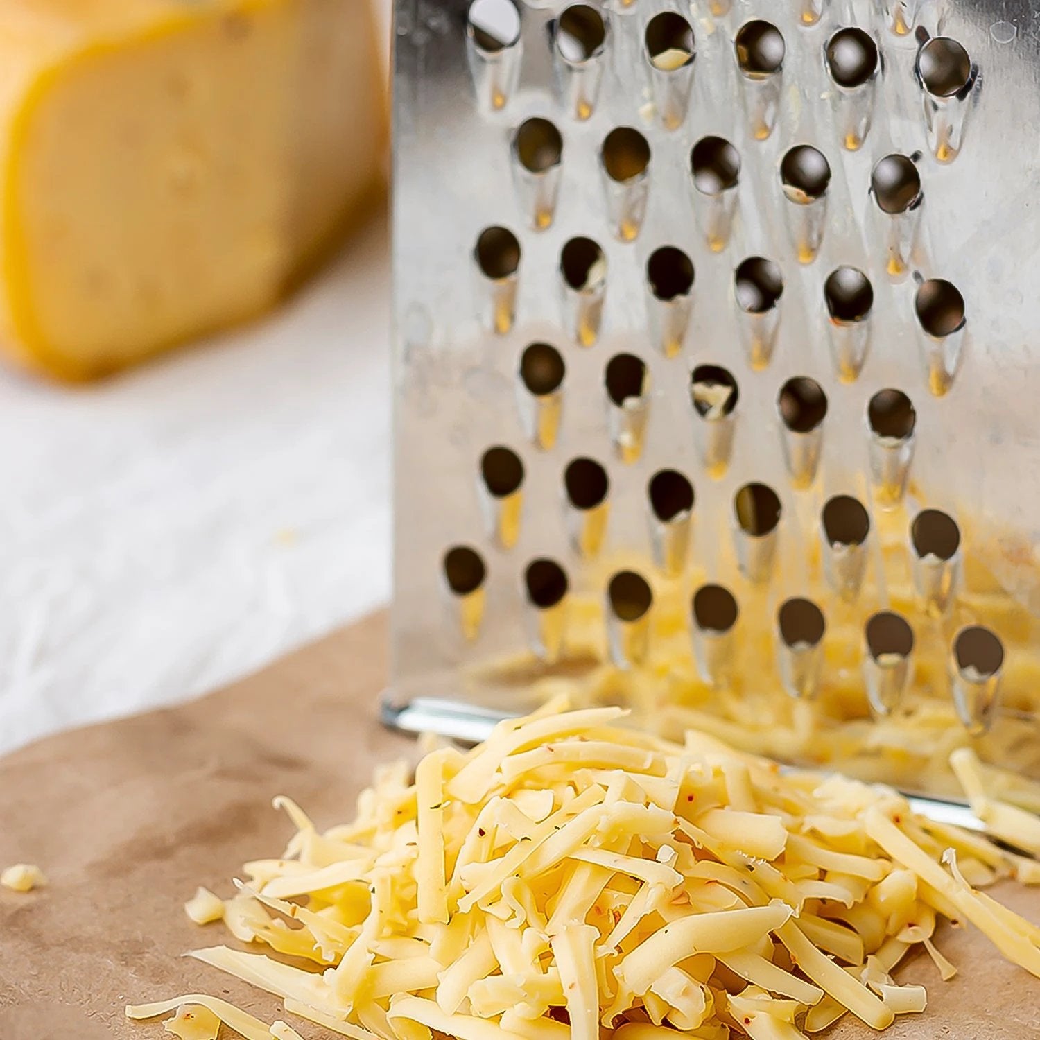Apex Classic 4-in-1 Stainless Steel Grater Slicer With Handle by Wukusy