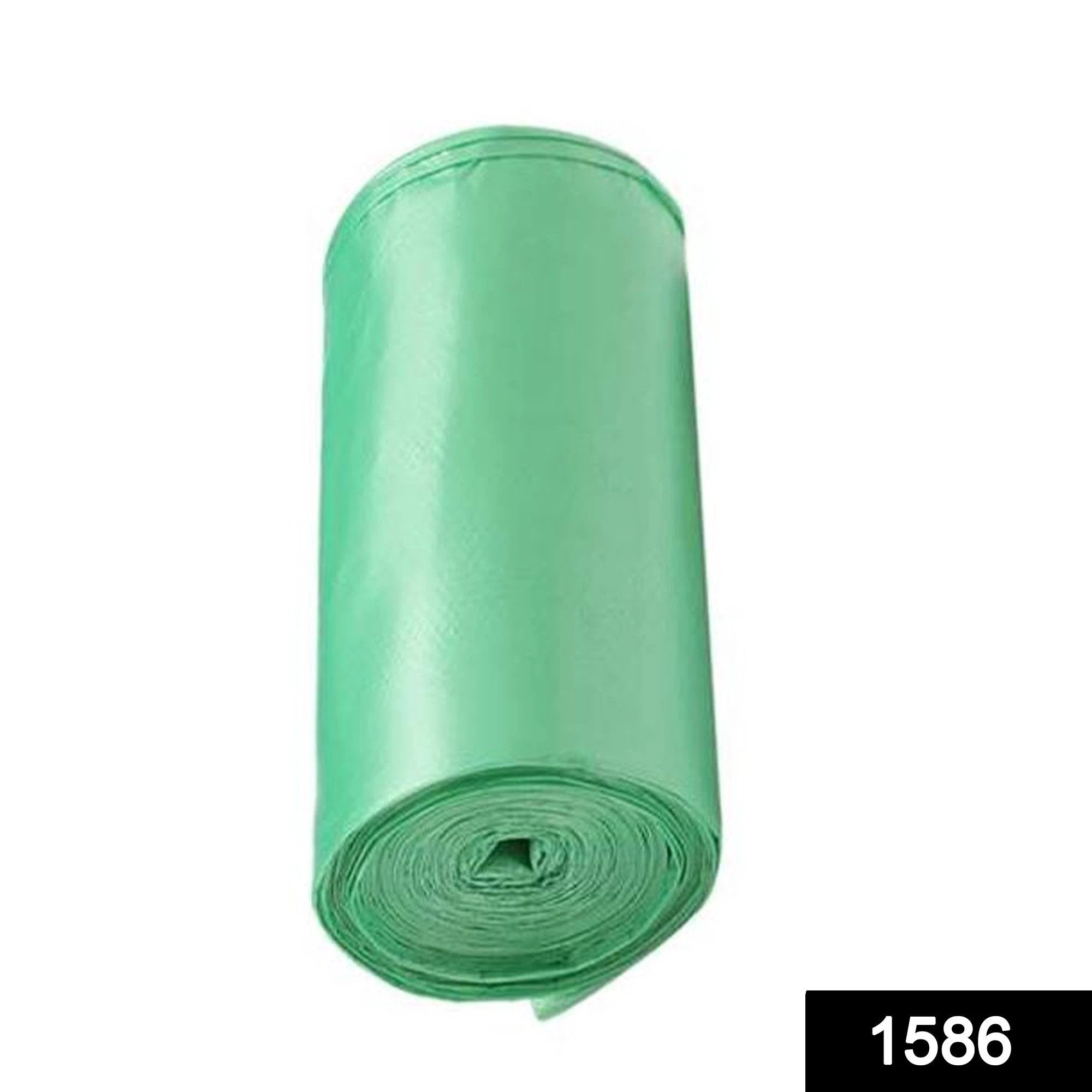 1585 Bio-degradable Eco Friendly Garbagetrash Bags Rolls (19 X 21) (Green) by Wukusy