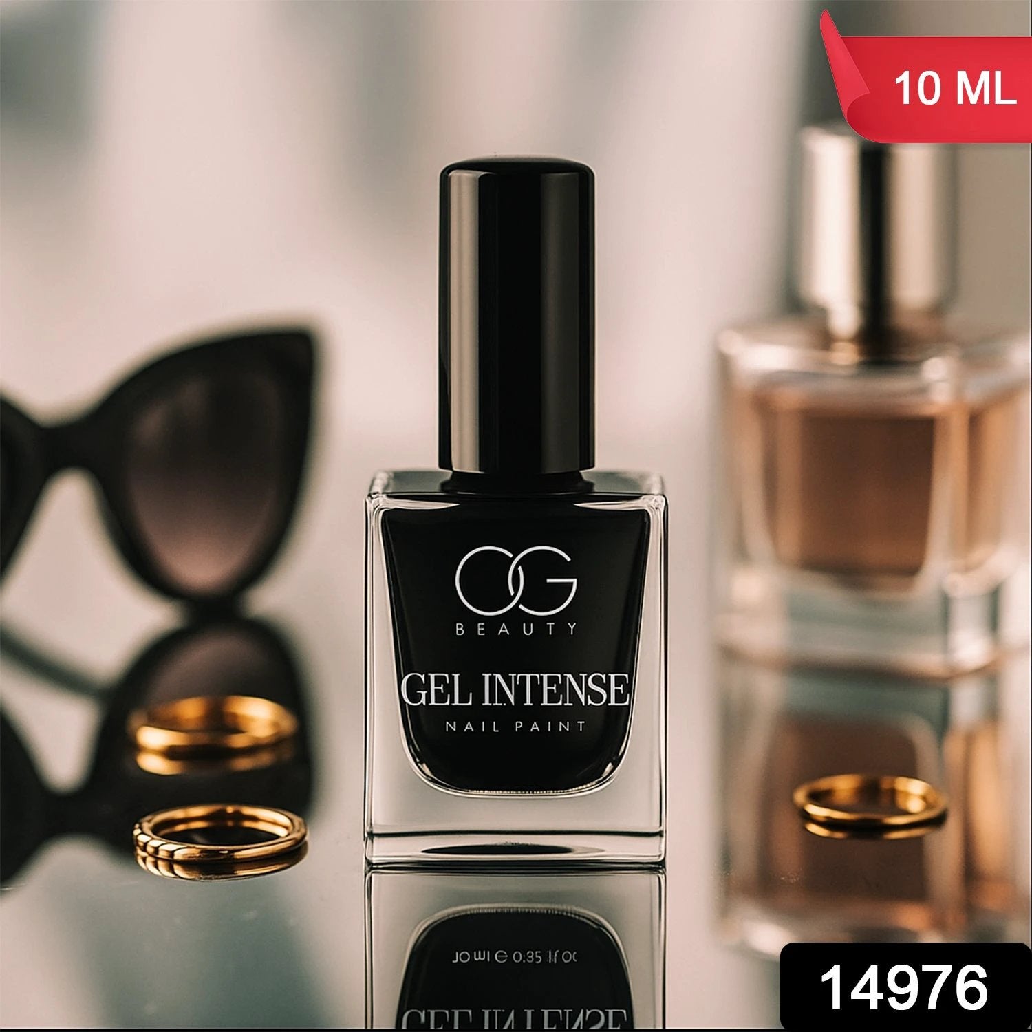 Og Beauty Black Beauty Gel Intense Nail Polish (1 Pc  10 Ml) - 69KART