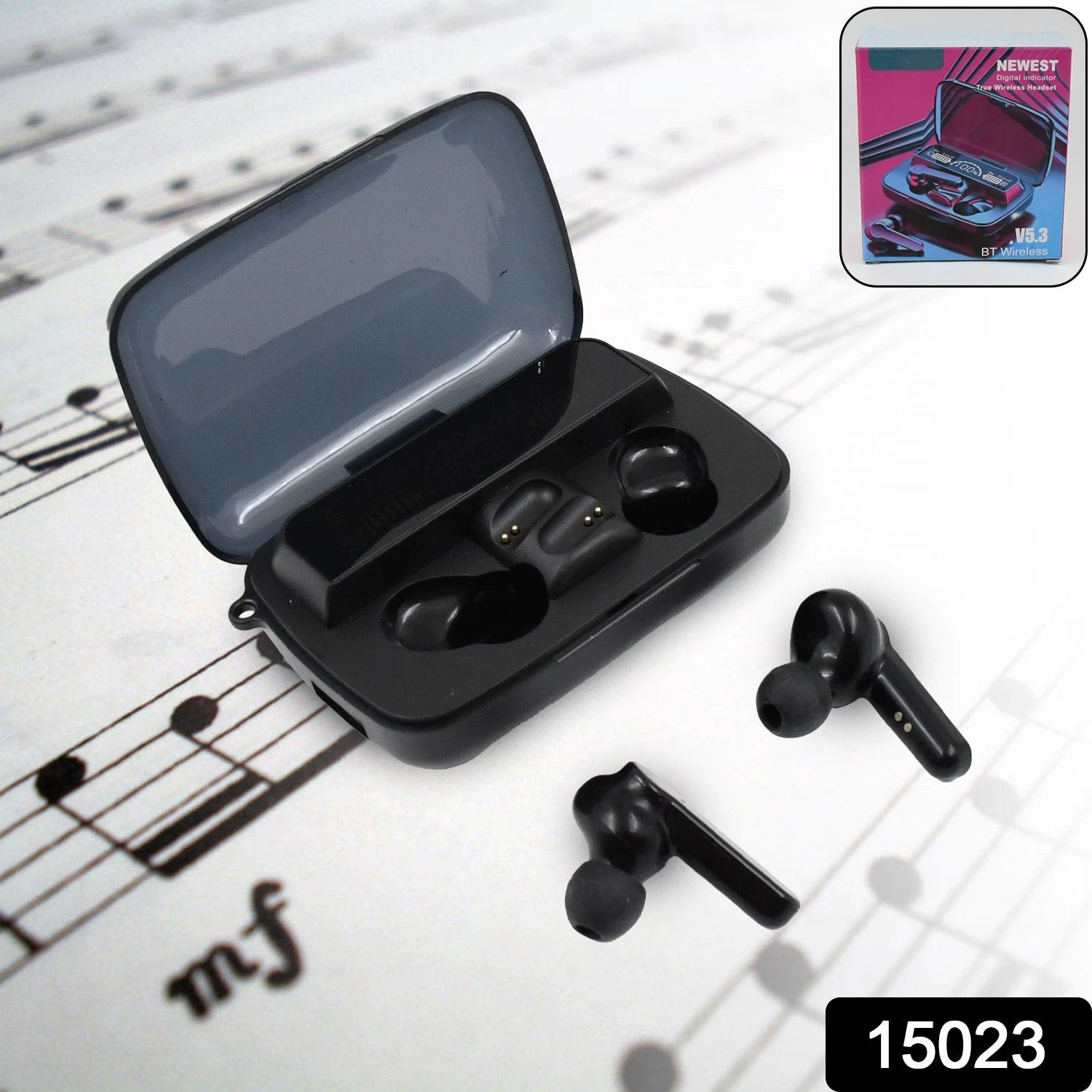 Wireless M19 Bluetooth Headphones True Wireless Airbuds by Wukusy