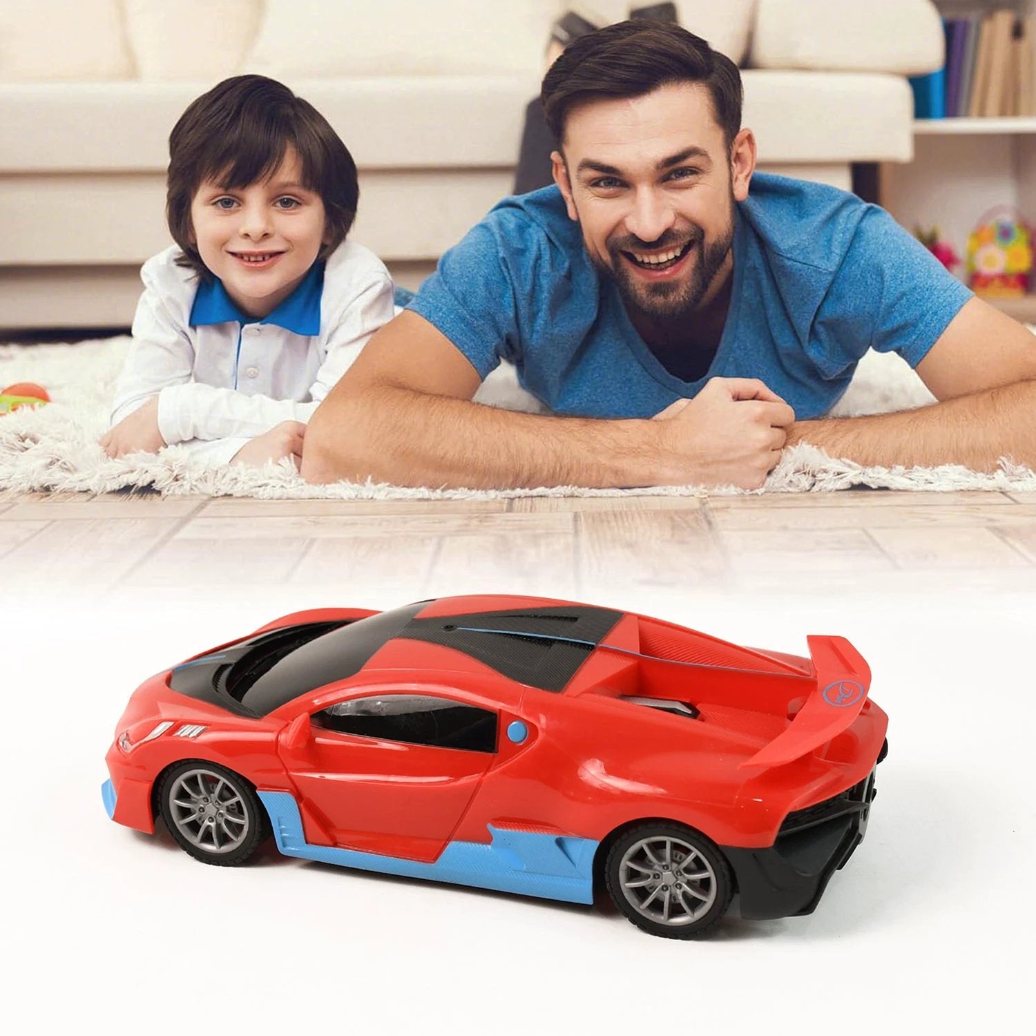 High-speed Rc Sports Car With Spray Exhaust Effect (1 Set) - 69kart