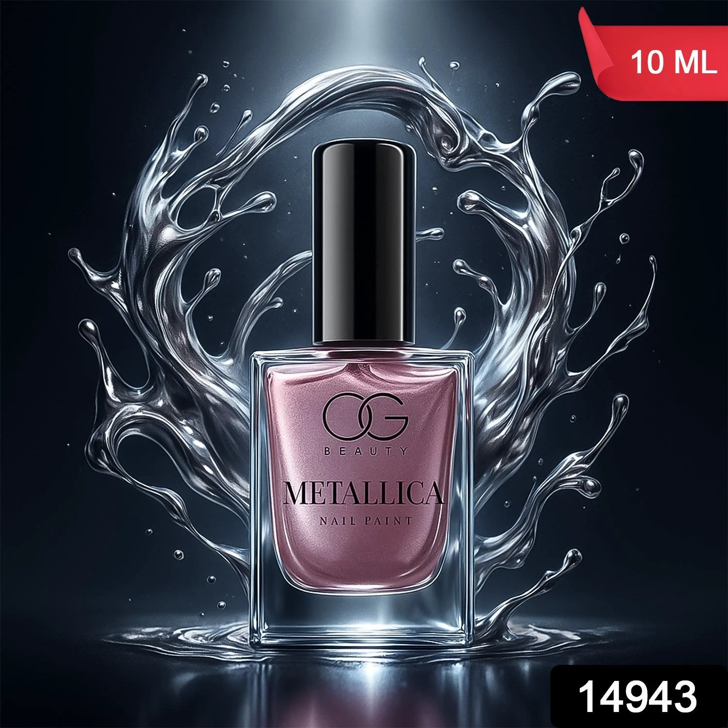 Og Beauty Premium Opal Purple Metallica Nail Polish (1 Pc  10 Ml) - 69KART
