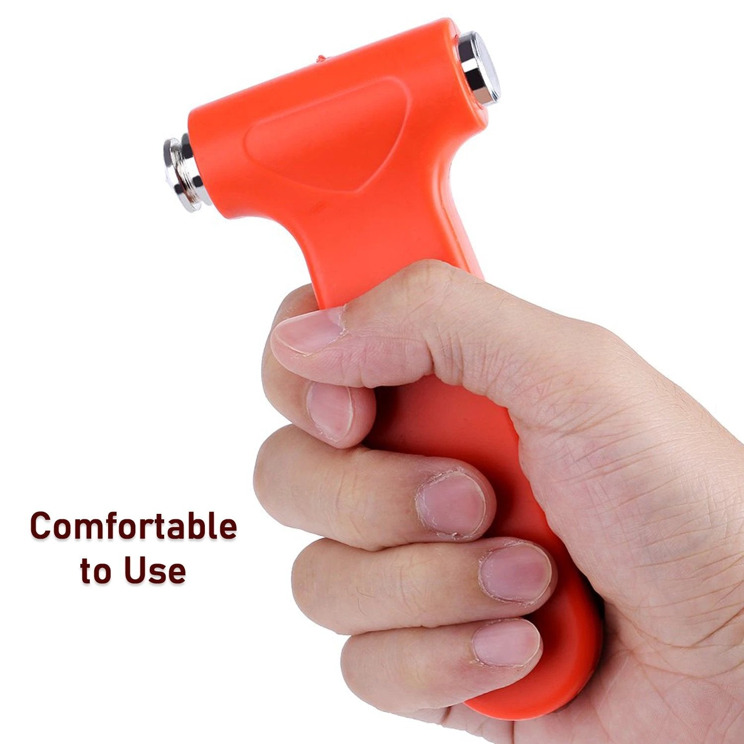 9393 Car Safety Hammeremergency And Rescue Toolcar Window Breaker And Seatbelt Cuttersafety Hammer Emergency Rescue Toolcar Window Breaking Seat Belt Cutter (1 Pc) - 69KART