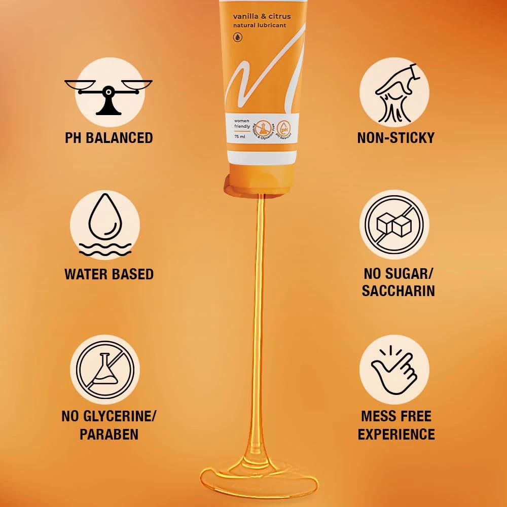 MsChief Lube & Crescendo Combo - Vanilla & Citrus 75ml by 69KART