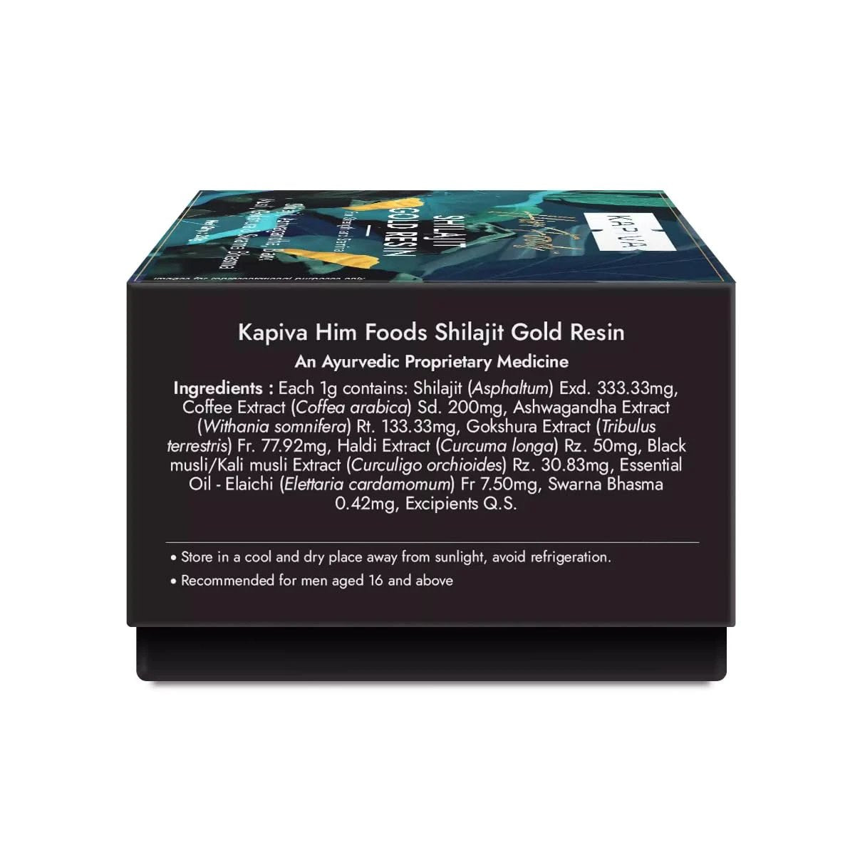 Kapiva Shilajit Gold Resin - 20g with 24K Gold by 69KART