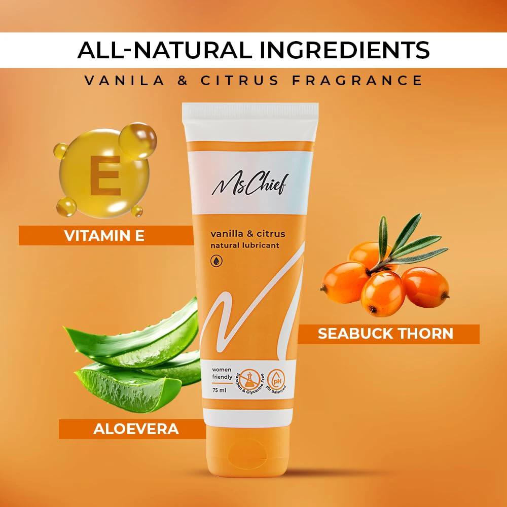 MsChief Lube & Crescendo Combo - Vanilla & Citrus 75ml by 69KART