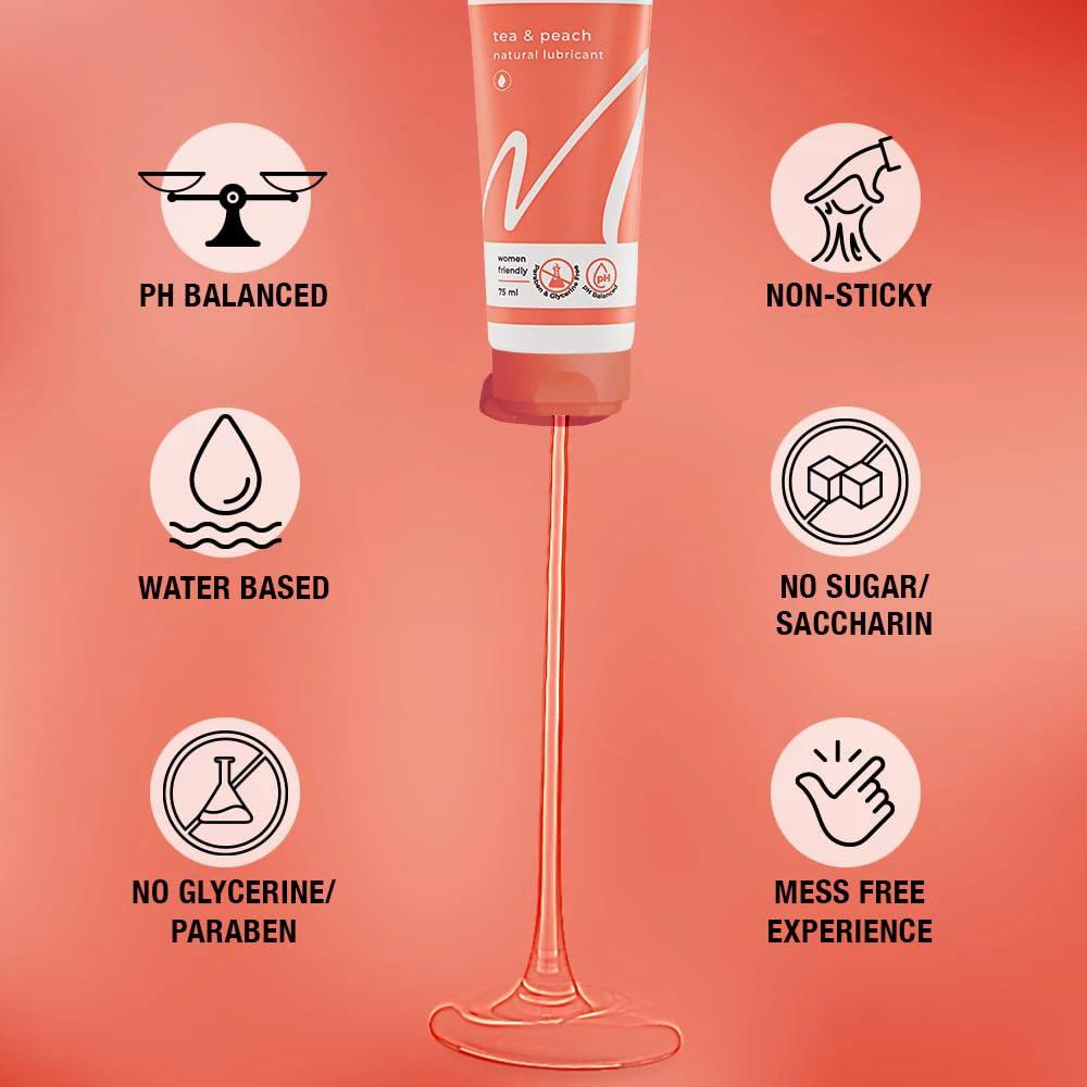 MsChief Lube & Crescendo Combo - Tea & Peach 75ml by 69KART