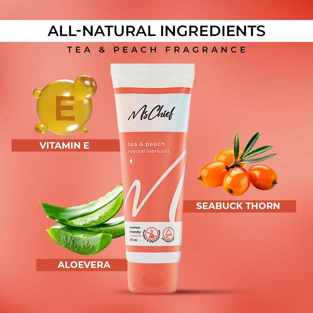 MsChief Lube & Electro Combo - Tea & Peach 75ml by 69KART