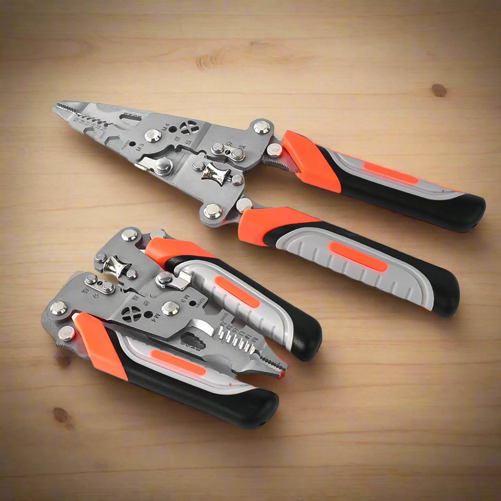 8 In 1 Wire Stripper Pliers Soft Grip by Wukusy