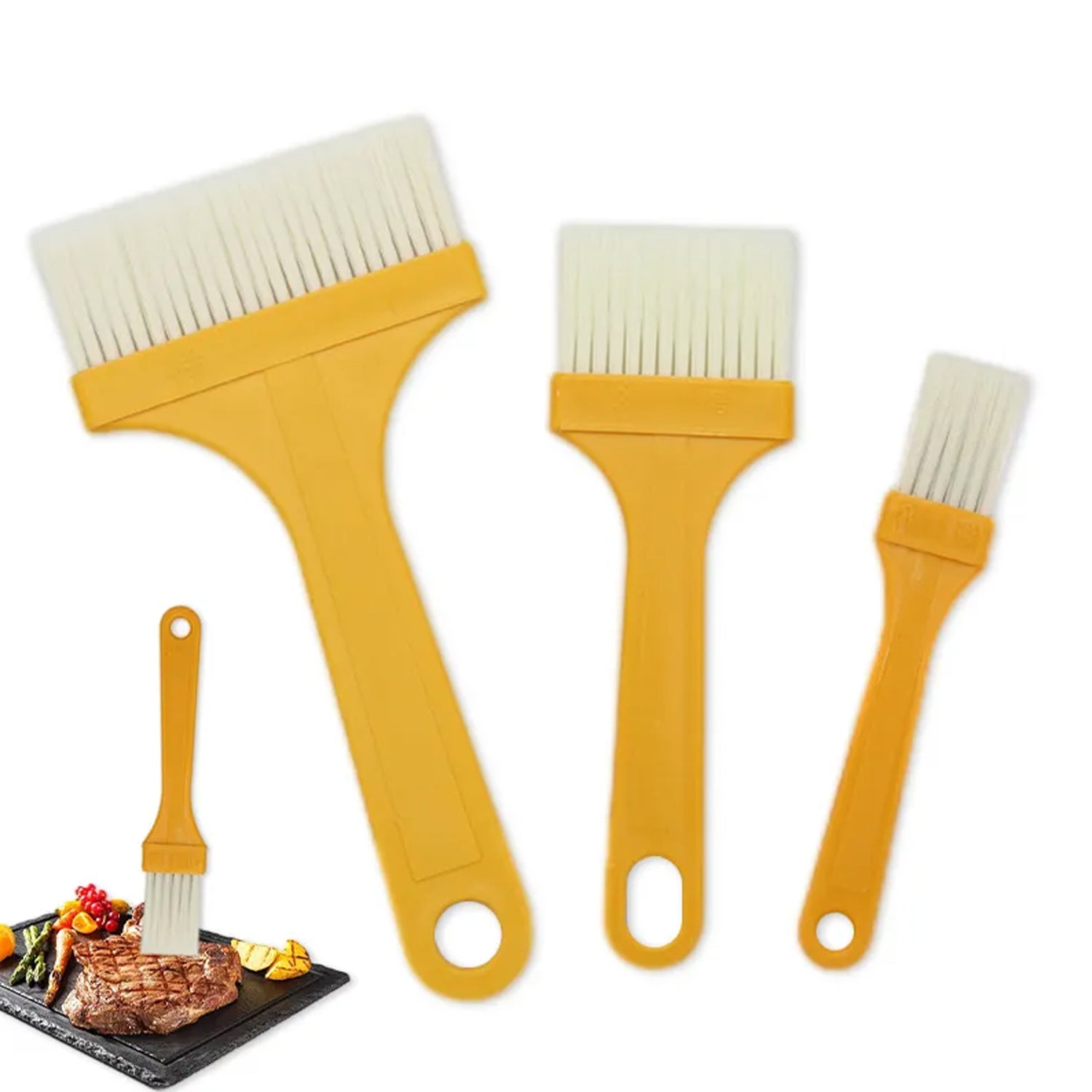 Multifunction Basting Brush Barbecue 3 Pcs Set