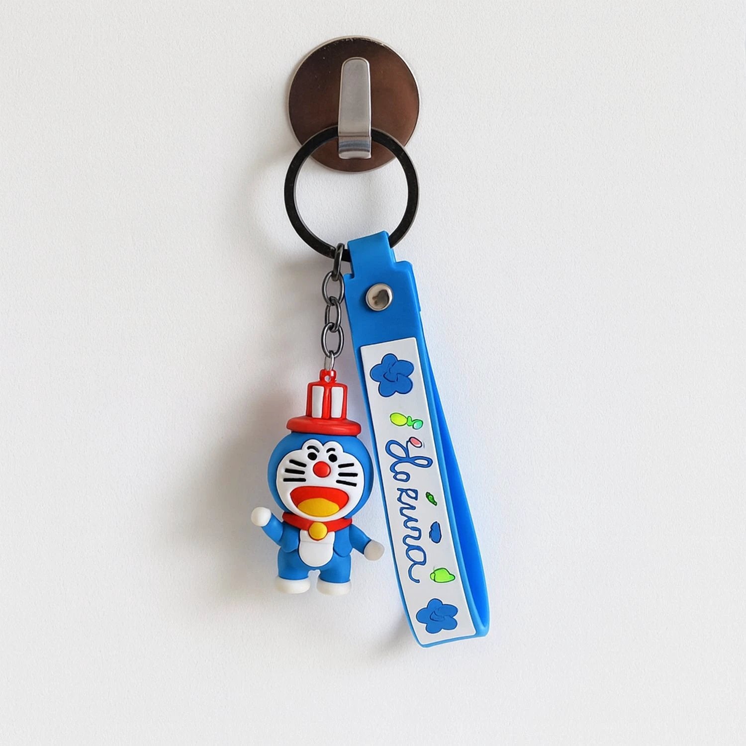 Cute Silicone 3d Key Chain With Metal Hook  Strap (Pack Of 1) - 69KART