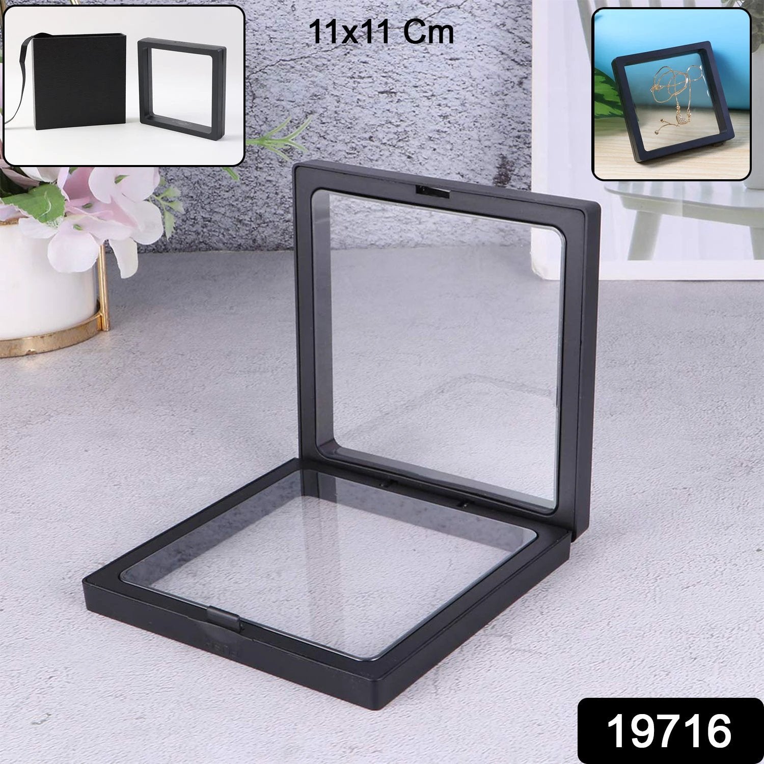 Transparent Jewellery Display Box (11x11 Cm  1 Pc) - 69kart