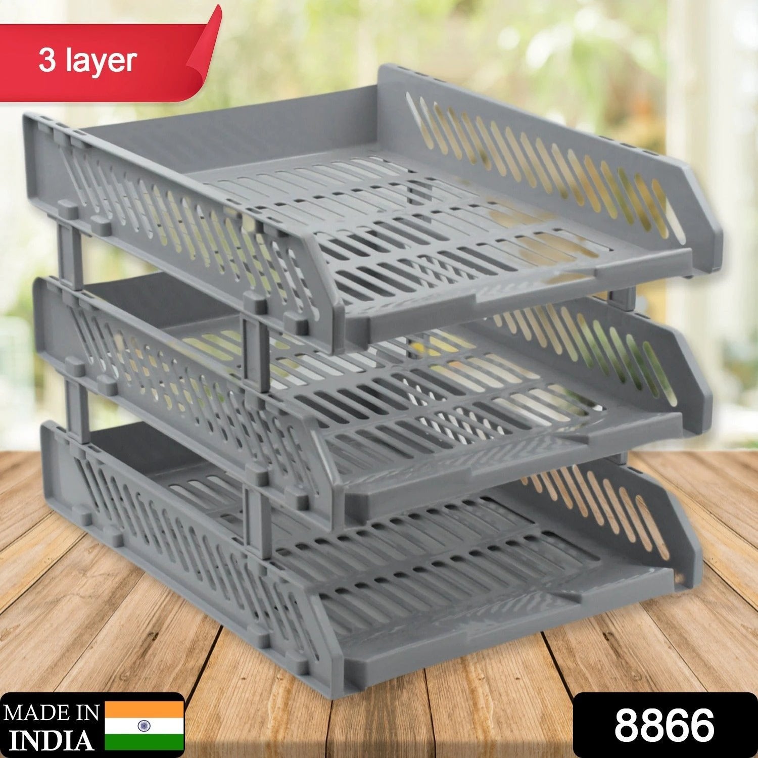 8865 File Cabinets Storage Rack Magazine Newspaper Rack Filing Cabinet Four-layer File Rack Stacking Rack Desktop File Storage Rack Office Data File Rack Drawer Type Classification Cabinet Desktop File Holder Organizer For Office (4layer 3 Layer) by Wukusy