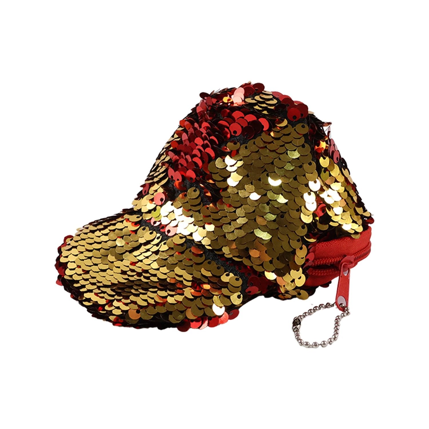 Stylish Sequin Mini Cap-shaped Coin Purse (1 Pc) - 69KART
