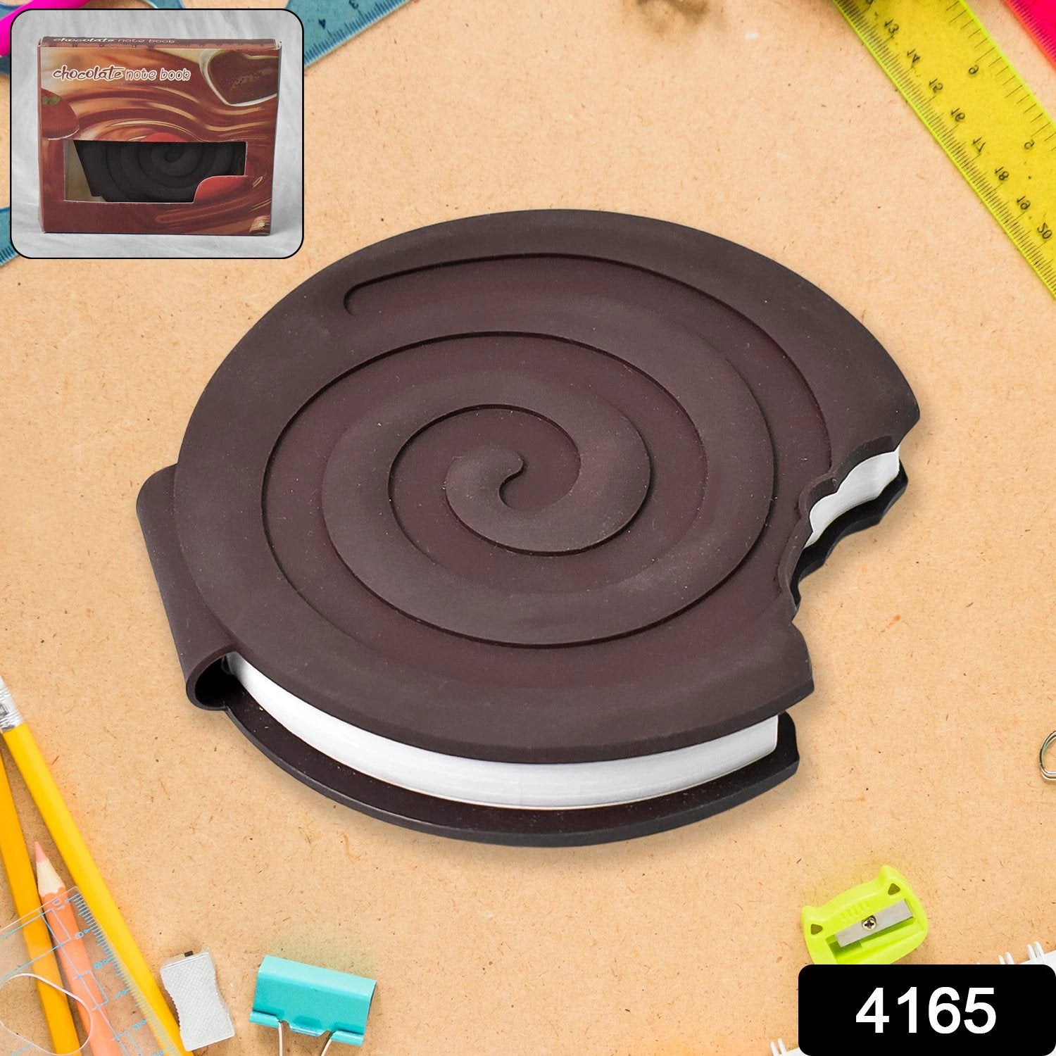 Round Chocolate Diary Notebooks Original Smell Writing Practice Book ( 1pc Book) by Wukusy