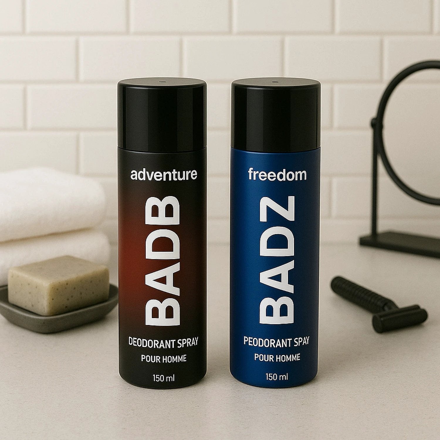Mens Deodorant Body Spray 150ml (Adventure  Freedom Variant  1 Pc Random Mix) - 69KART