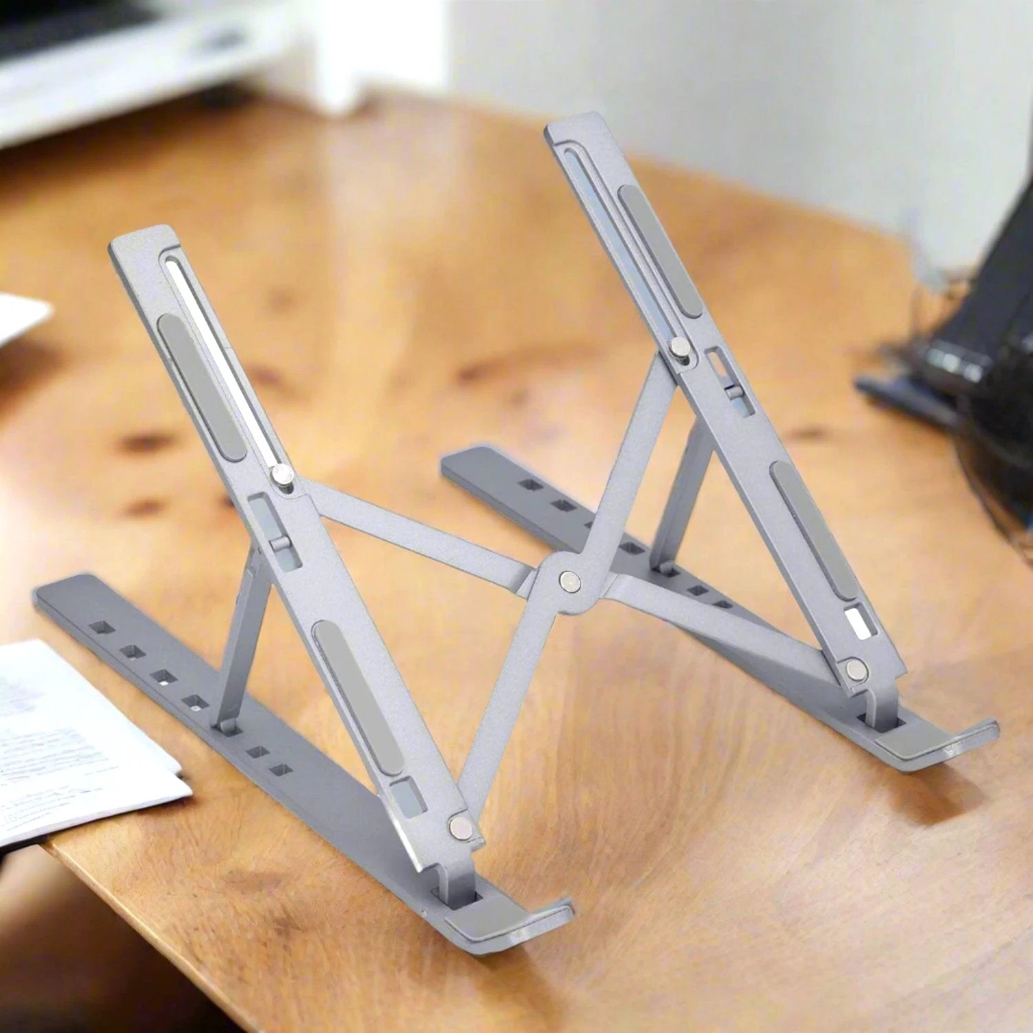 Metal Portable Laptop Stand With 7 Adjustable Angles (1 Pc) - 69KART
