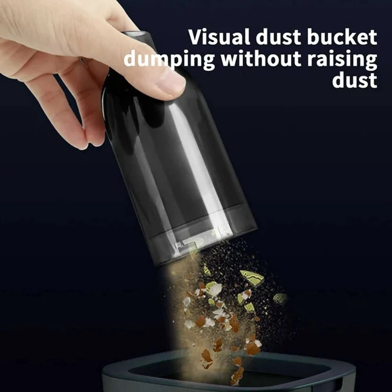 7394 3 In 1 Car Mini Vacuum Cleaner With Blower Wireless Portable Rechargeable Handheld High Power Suction Vacuum Cleaning Machine For Home Car Computer Keyboard Cordless Air Blowing Dusting - 69KART