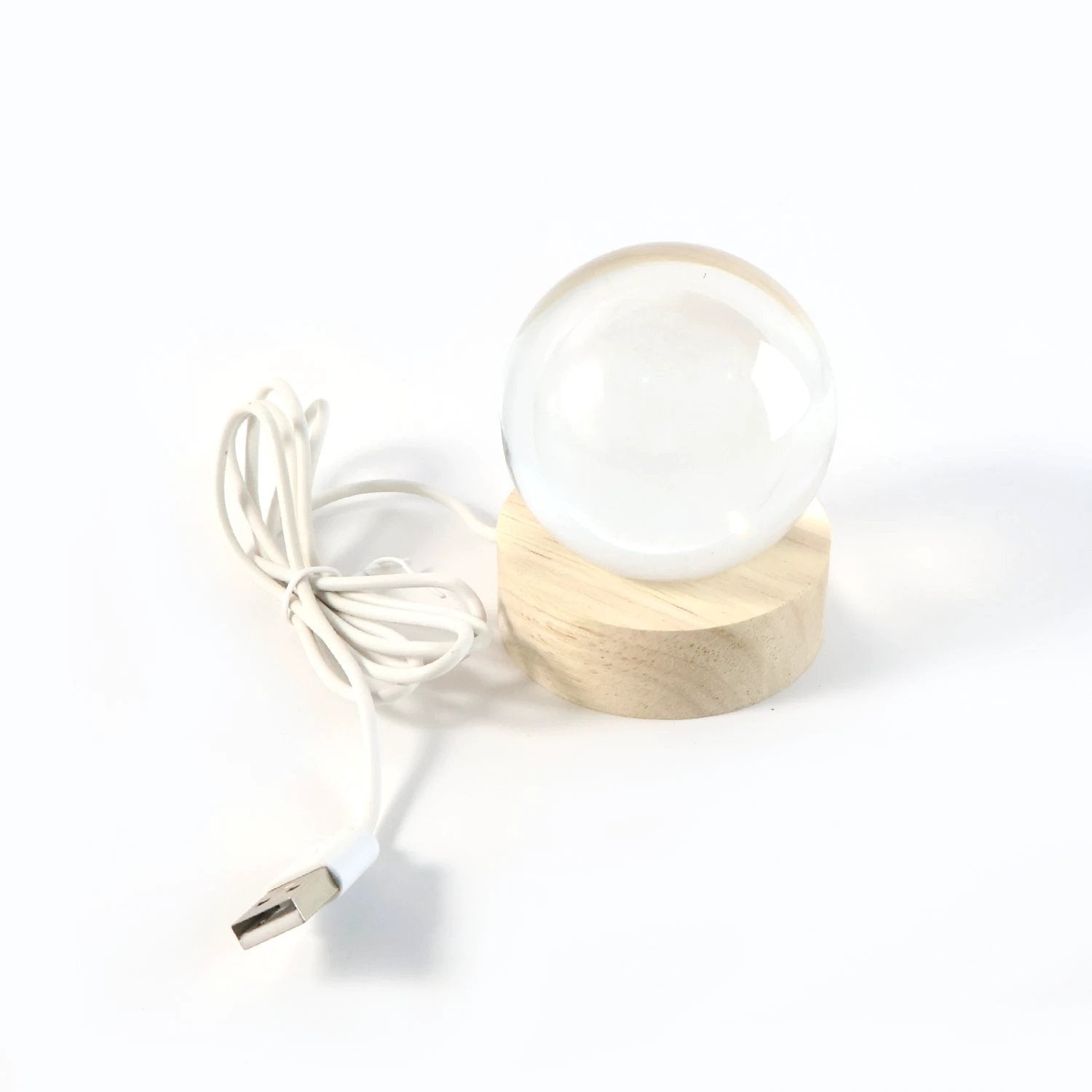3d Crystal Ball Lamps With Base (1 Pc) by Wukusy