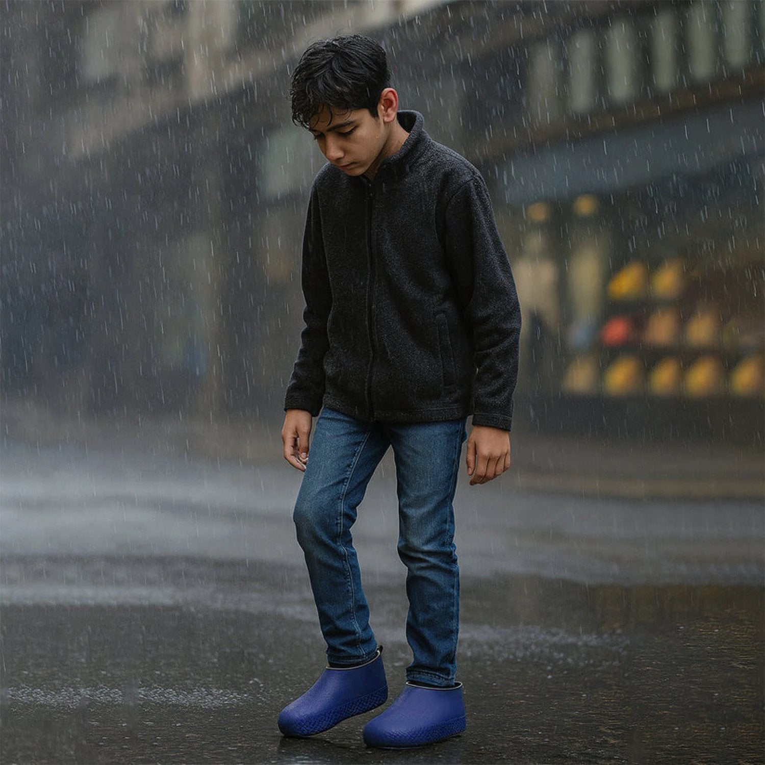 Silicone Reusable Waterproof Fordable Shoe Cover - 69KART