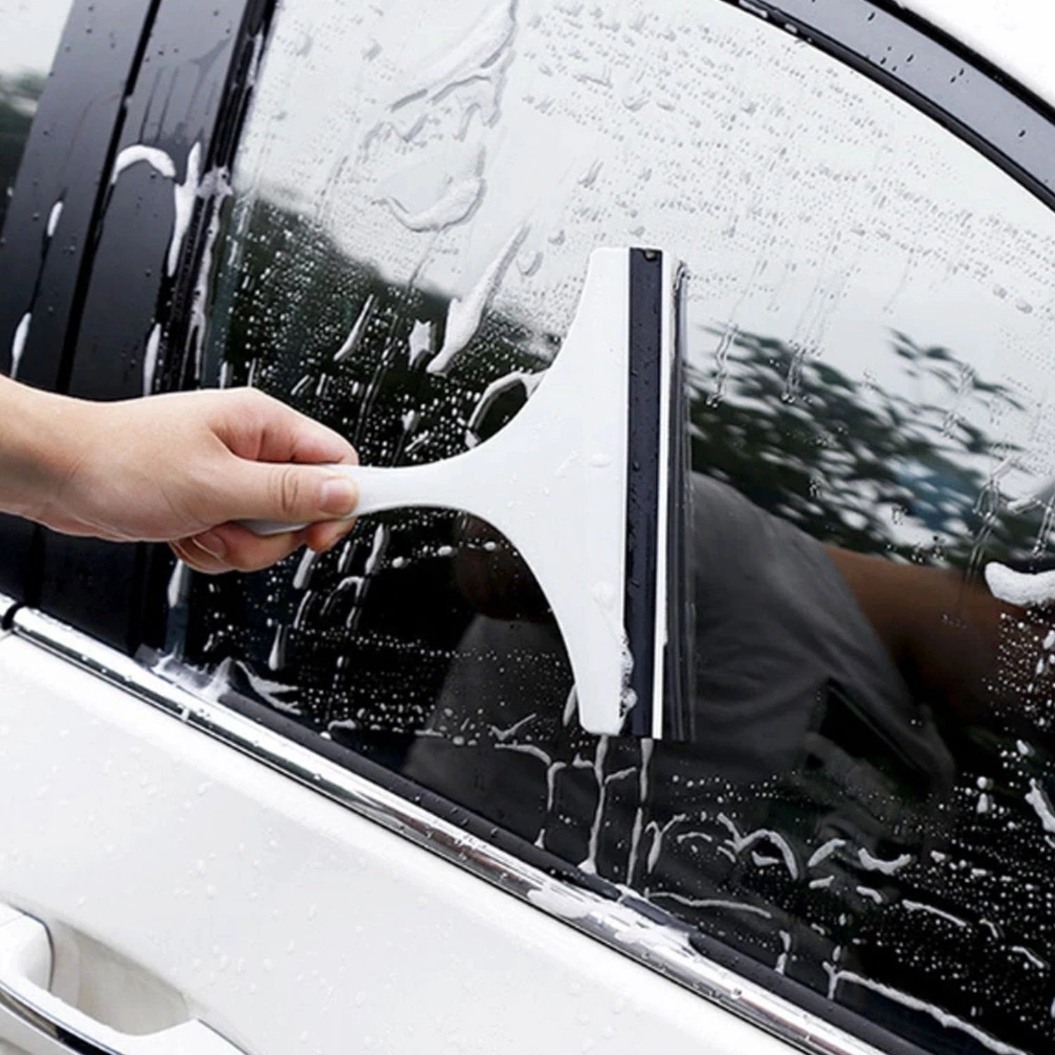 6133 Car Mirror Wiper Used For All Kinds Of Cars And Vehicles For Cleaning And Wiping Off Mirror Etc. - 69kart