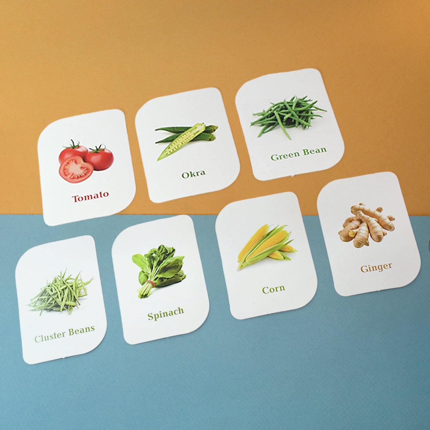 Vegetable Flash Cards 32-piece