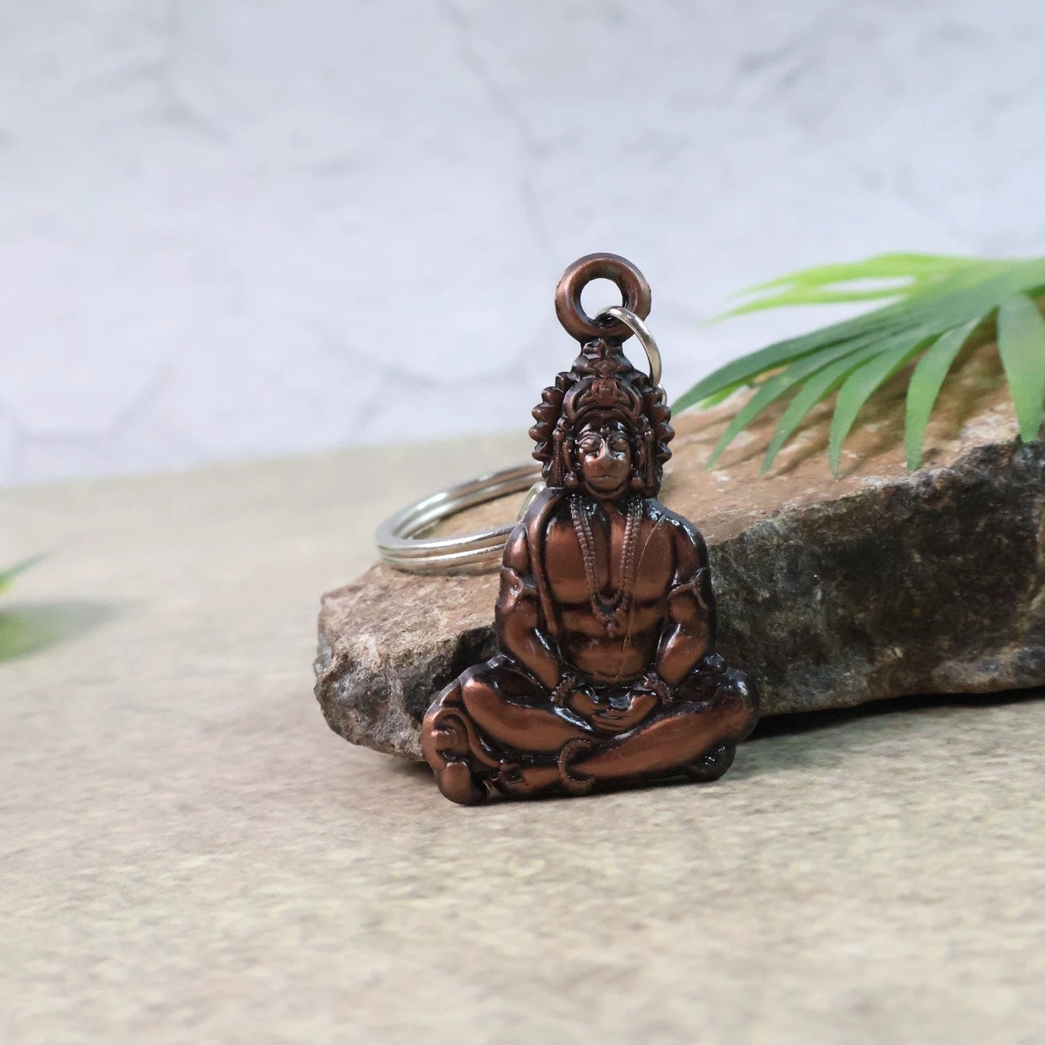 Lord Hanuman Sitting Pose Keychain by Wukusy
