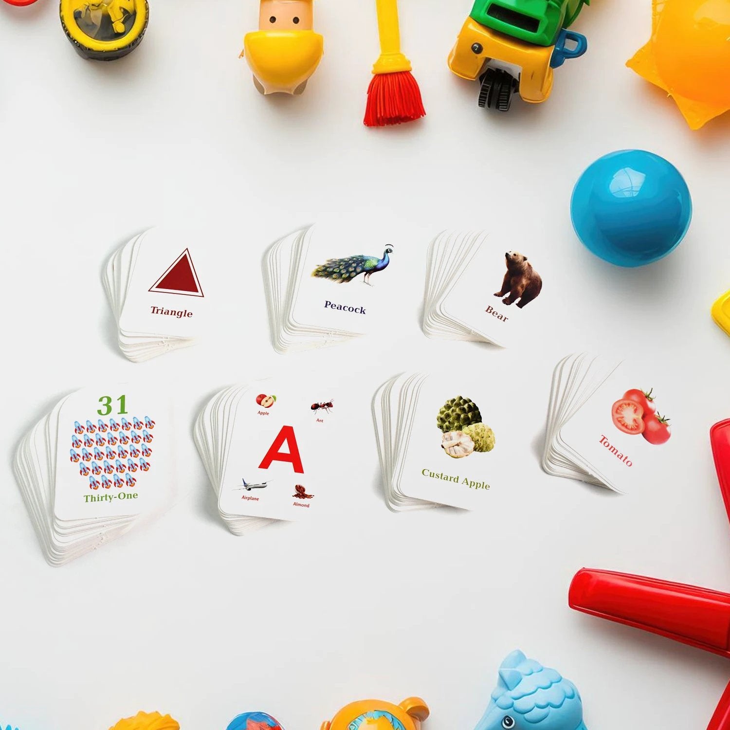 7-in-1 Kidkraft Early Learner Flashcard Combo Set ( 224 Pc  Card) - 69kart